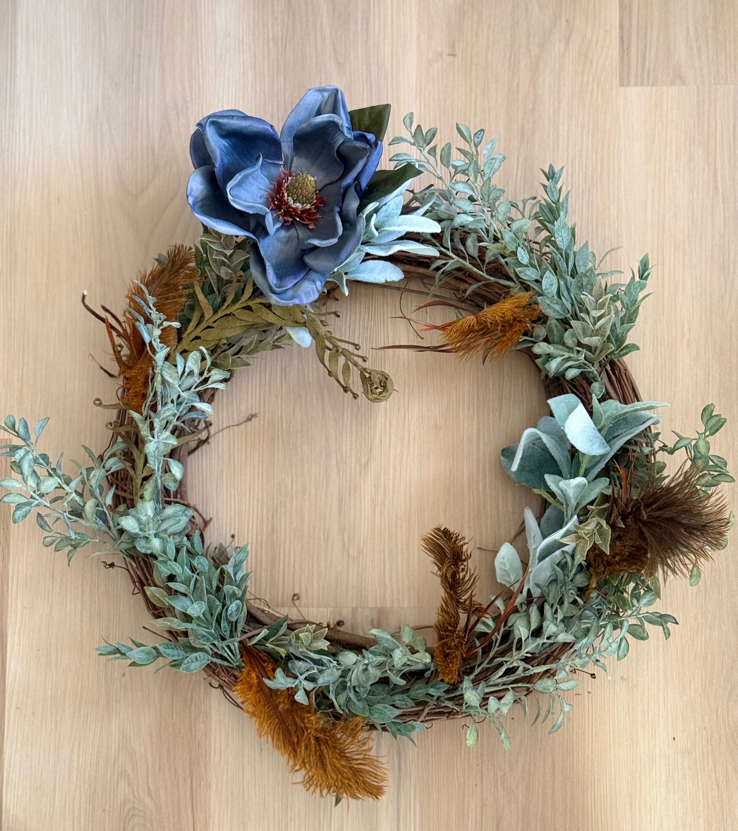 A Little Bougie Wreath